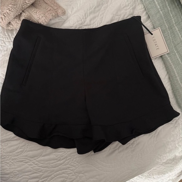 1. State ruffle bottom dress shorts - Picture 2 of 2